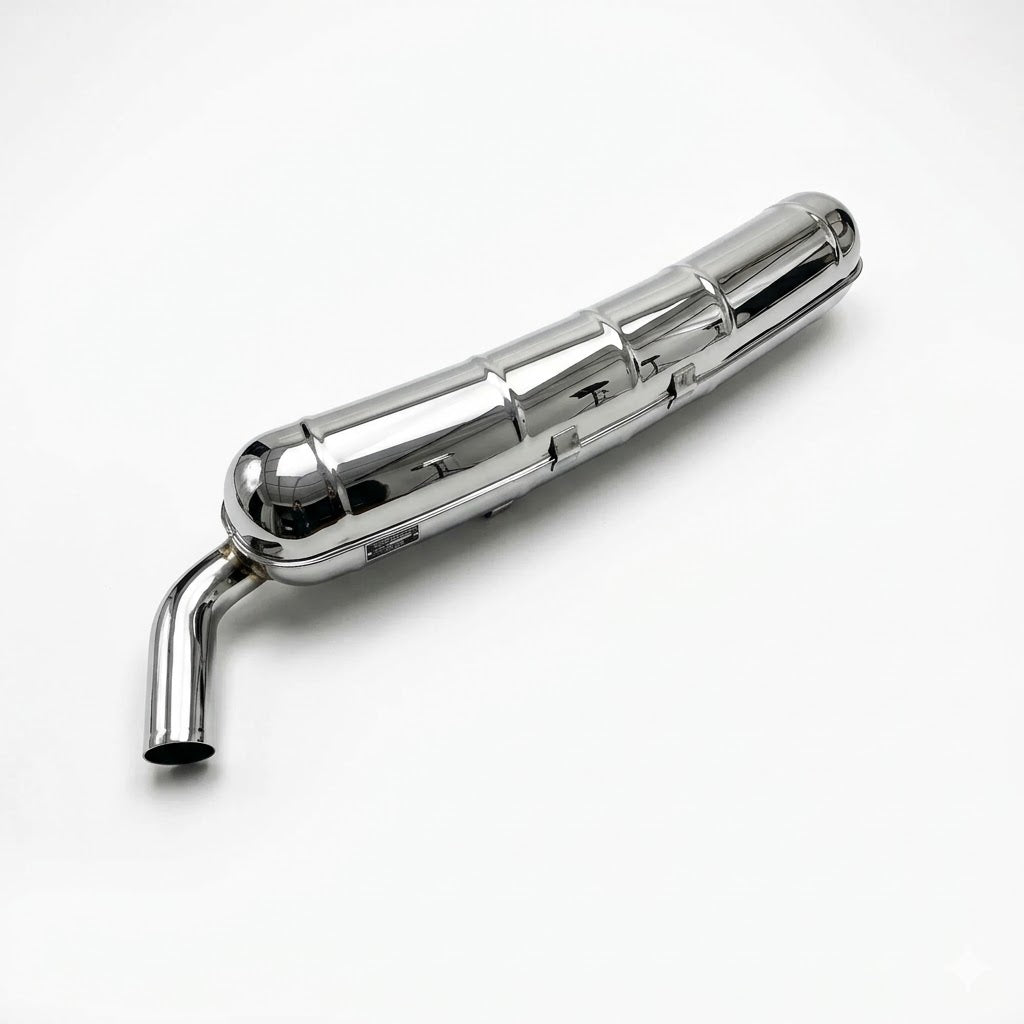Muffler 2 inlets, 1 tailpipe - sport sound - Porsche 911 Type F (1963-1973)