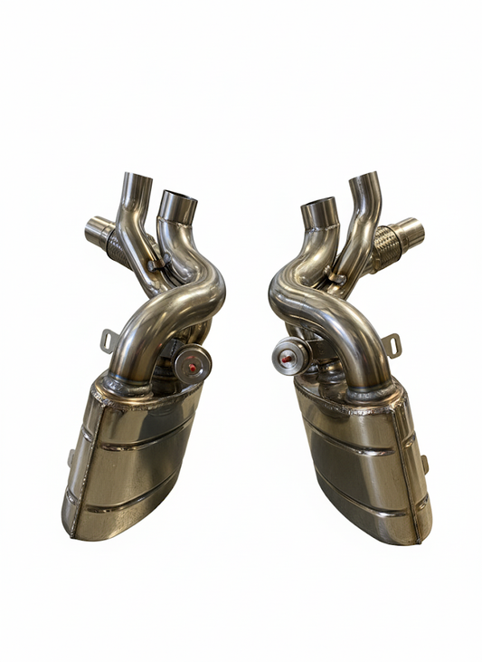 Pair of original 997 PSE mufflers