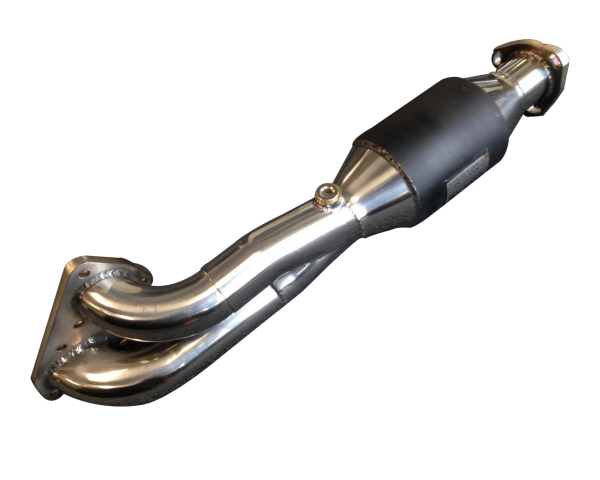 2 into 1 catalyzed pre-muffler - standard 300cc