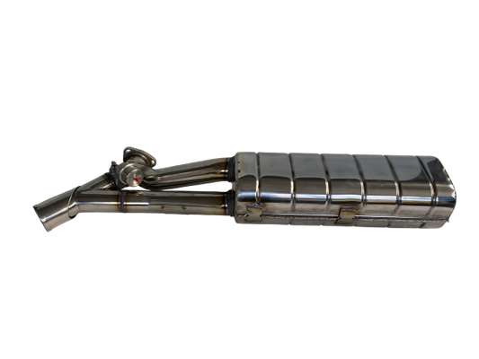 Sports muffler with switch-controlled valve