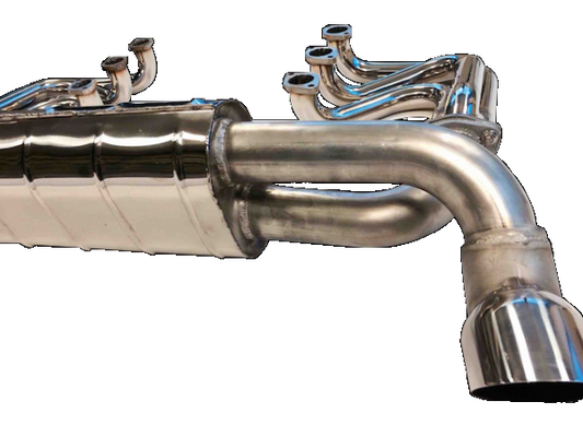 Racing exhaust system with 1 outlet - Super sound