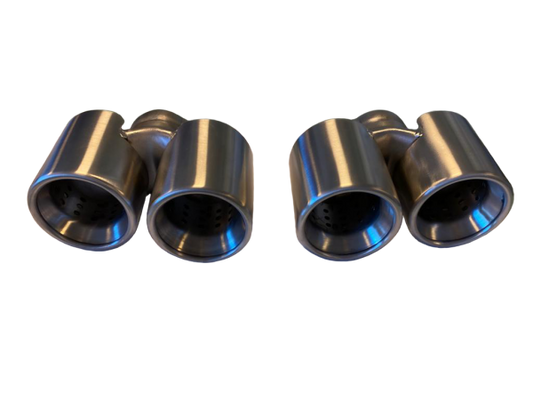 Pair of brushed outputs