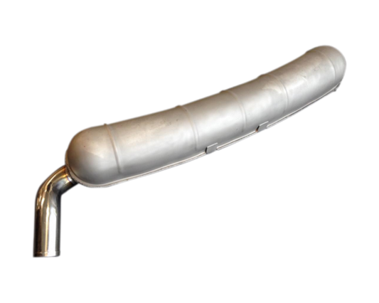 2-inlet, 1-outlet muffler – sporty sound