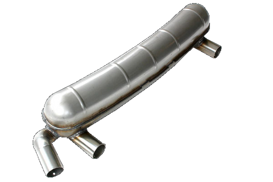 3.0L RSR Muffler - 3 Long Tailpipes with Caps