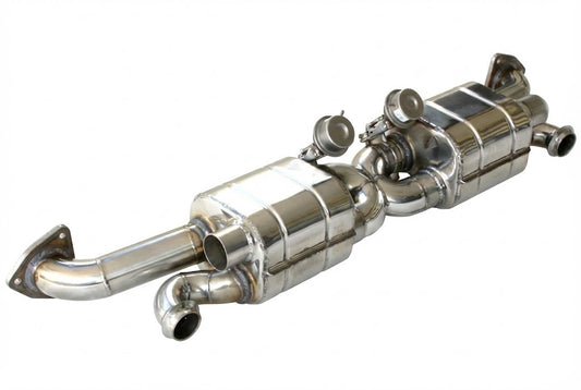 Échappement central arrière à valves - Porsche 991