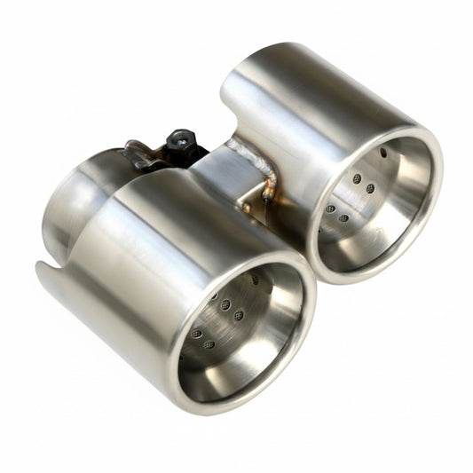 Sorties double brossées