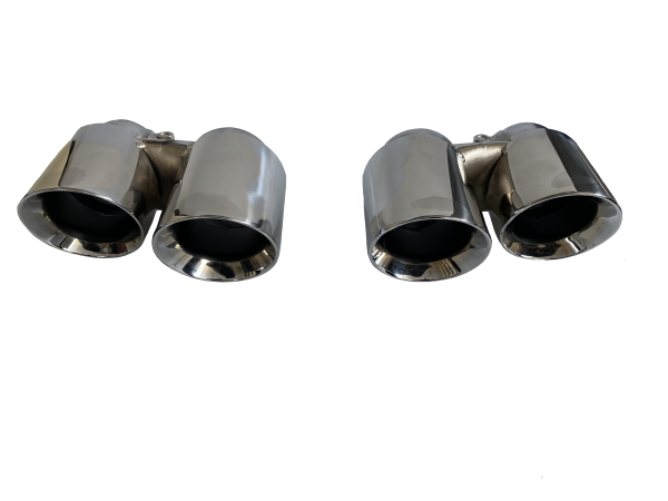 Pair of Chrome Outlets