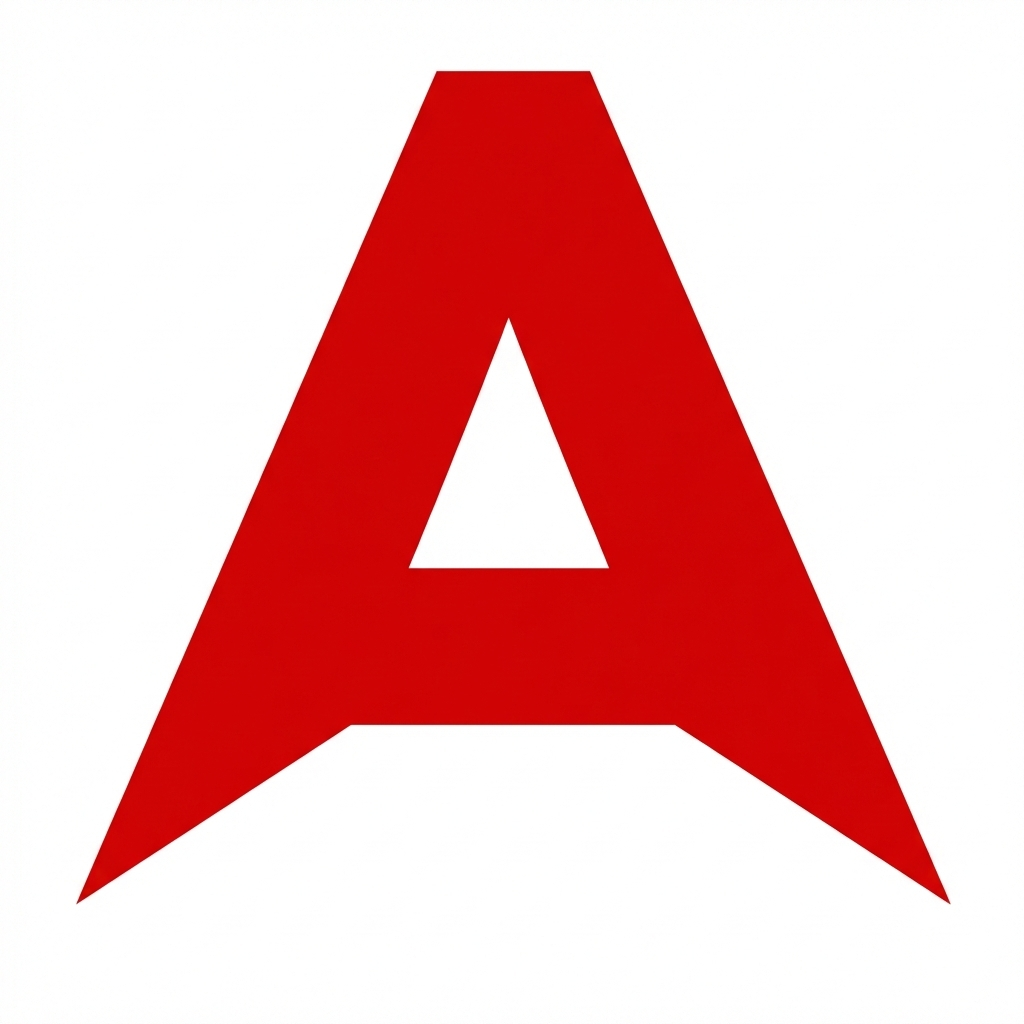 Lettre A stylisée du logo Scart